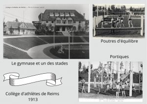 Reims Collège d'athlètes stade Georges Hébert Sport 1913 Polignac